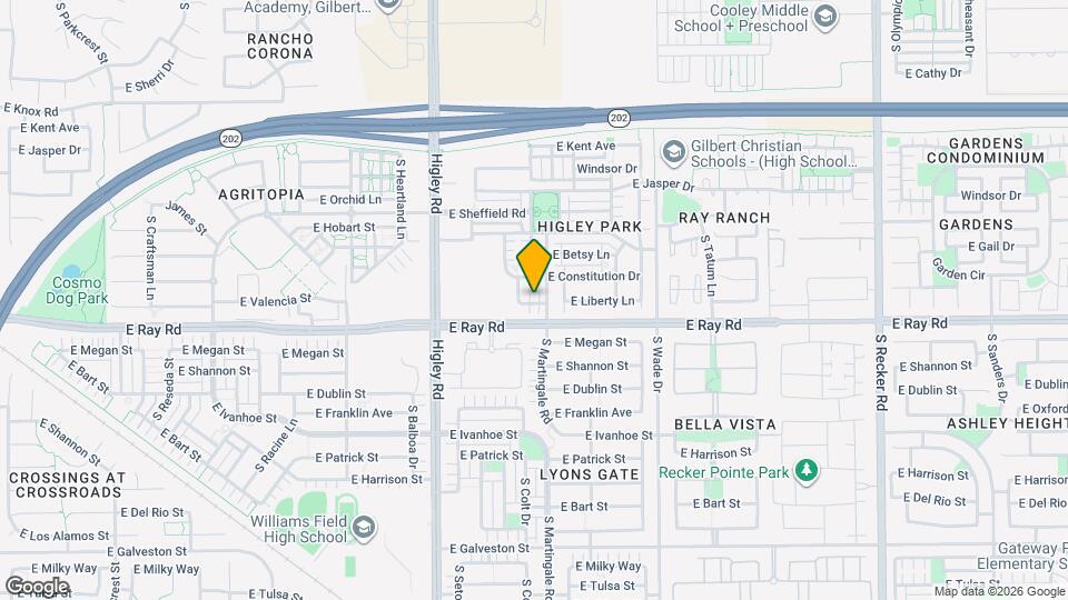 3386 E Liberty Ln Map and Location Details