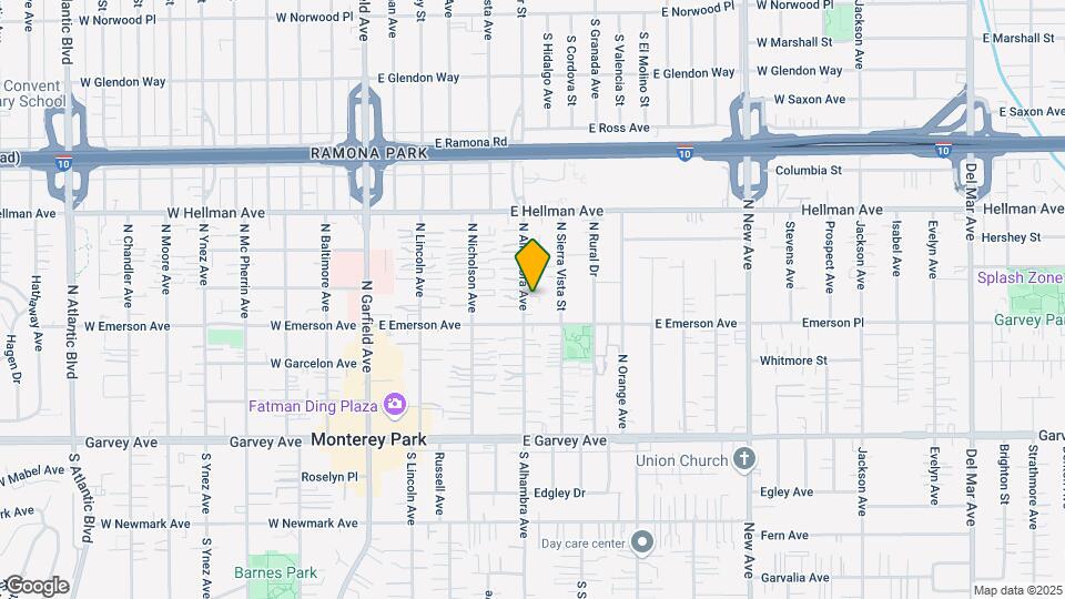 422 N Alhambra Ave Map and Location Details