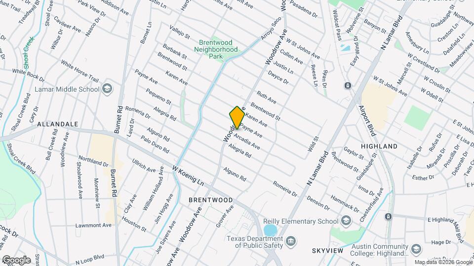 1314 Arcadia Ave Map and Location Details