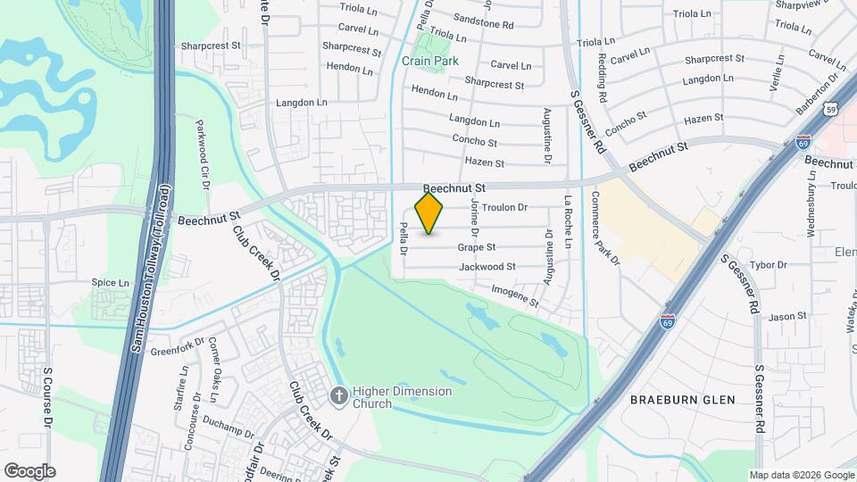 9110 Grape St Map and Location Details