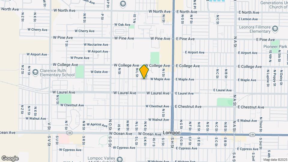 433-441 N K St Map and Location Details