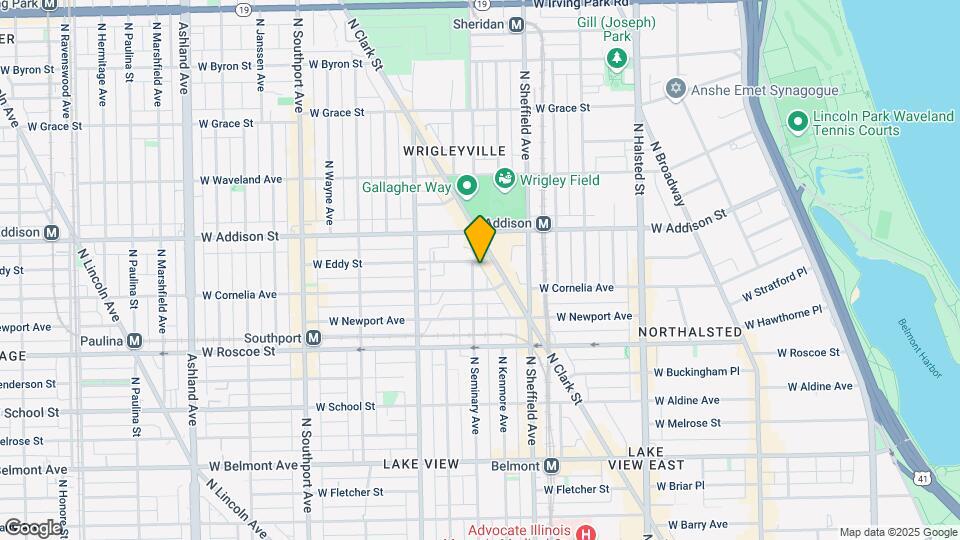 3521 N Seminary Ave, Unit 1 Map and Location Details