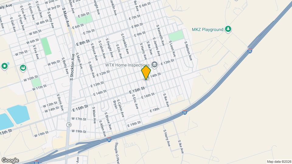 1402 S Gary Ave Map and Location Details