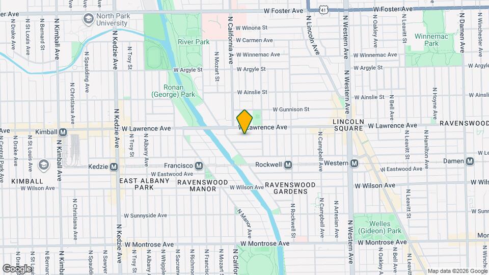 2736 W Giddings St Map and Location Details