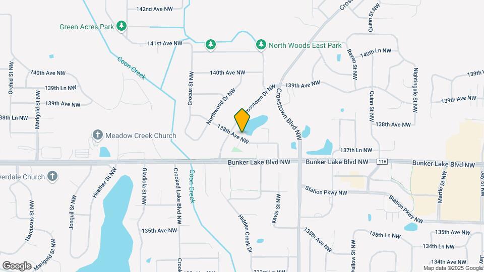 2605 138th Ave NW Map and Location Details