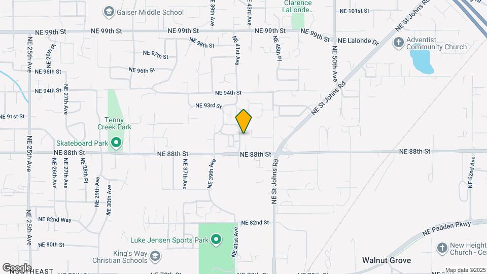 8915 NE 41st Ave Map and Location Details