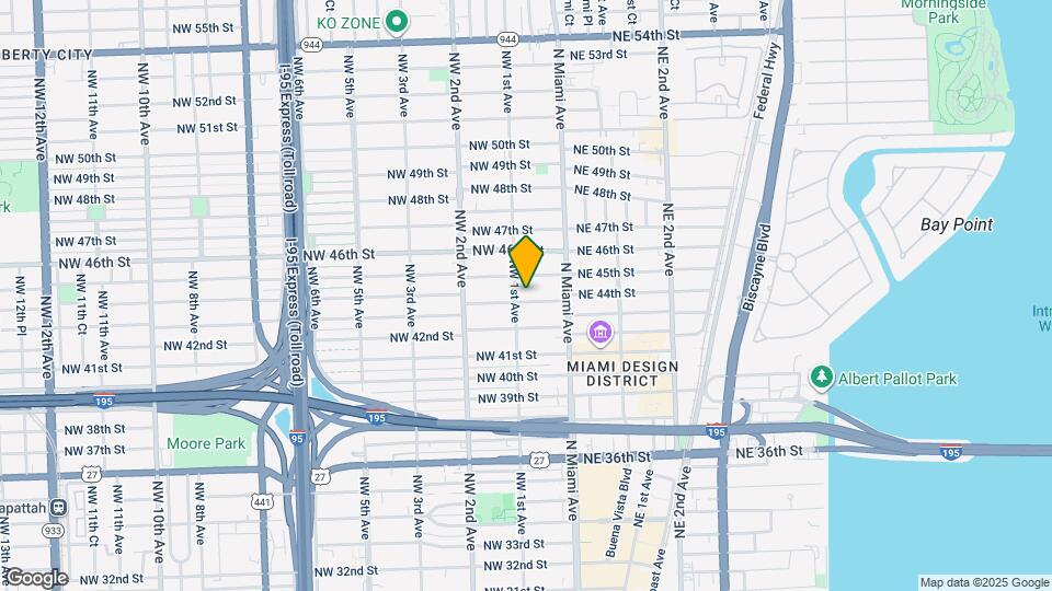 81 NW 44th St Map and Location Details