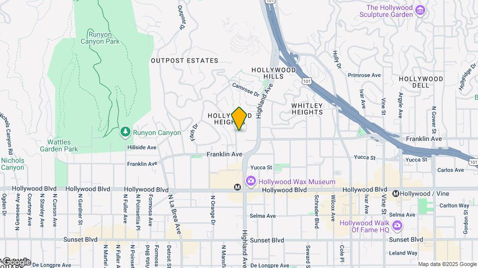 1926 Hillcrest Rd Map and Location Details