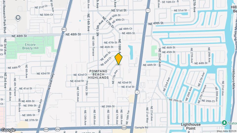 4331 NE 18th Ave Mapa y Detalles de la Ubicación