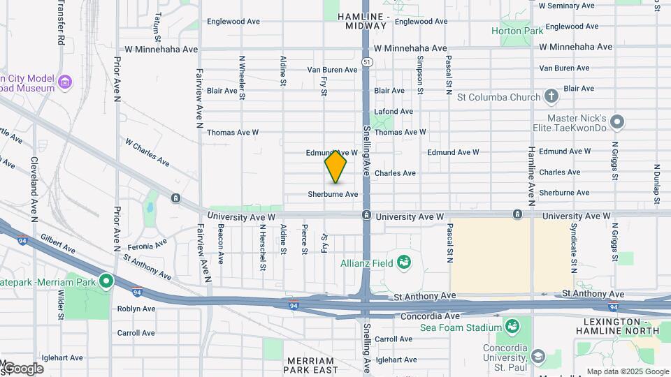 1625 Sherburne Ave Mapa y Detalles de la Ubicación