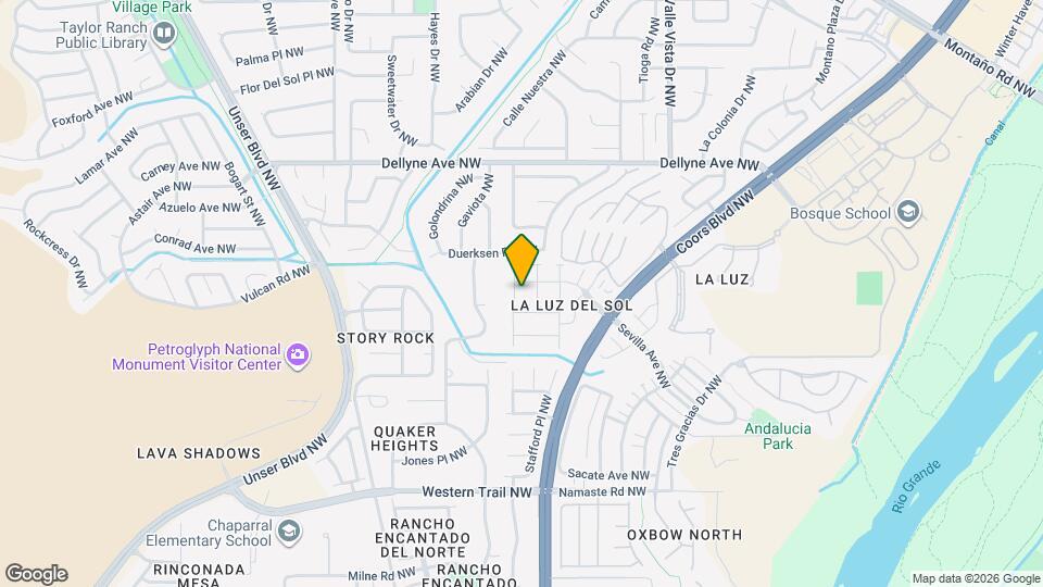 5004 Costa Uasca Dr NW Map and Location Details