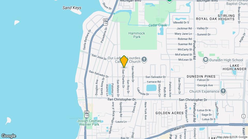 1631 San Charles Dr Map and Location Details