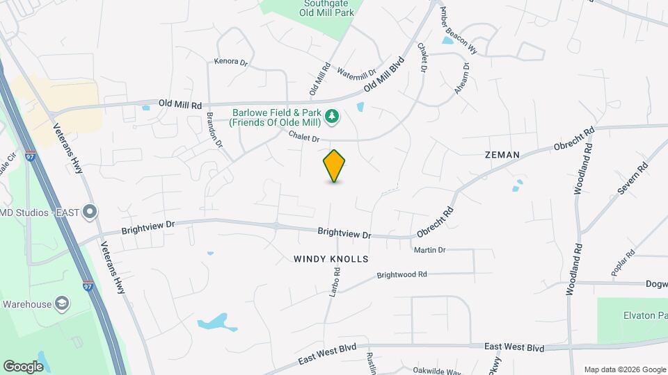 540 Valleywood Rd Mapa y Detalles de la Ubicación