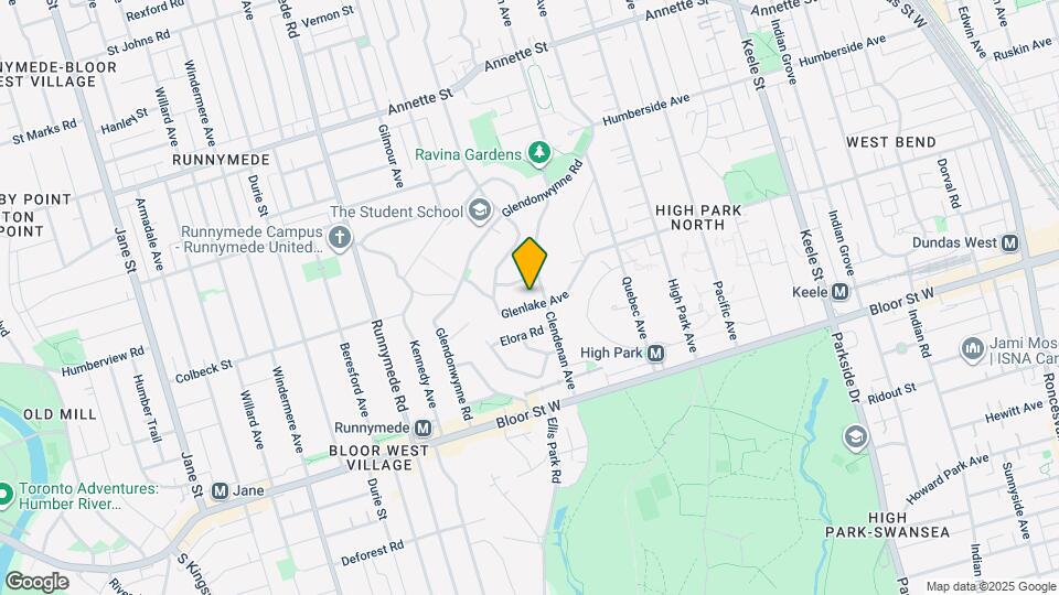 450 Glenlake Ave Map and Location Details