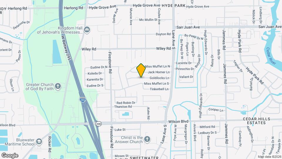 6928 Goldilocks Ln Map and Location Details