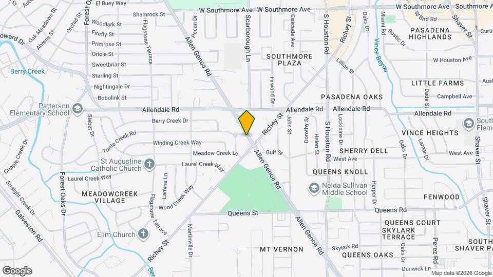 Meadowcreek Apts. Map and Location Details