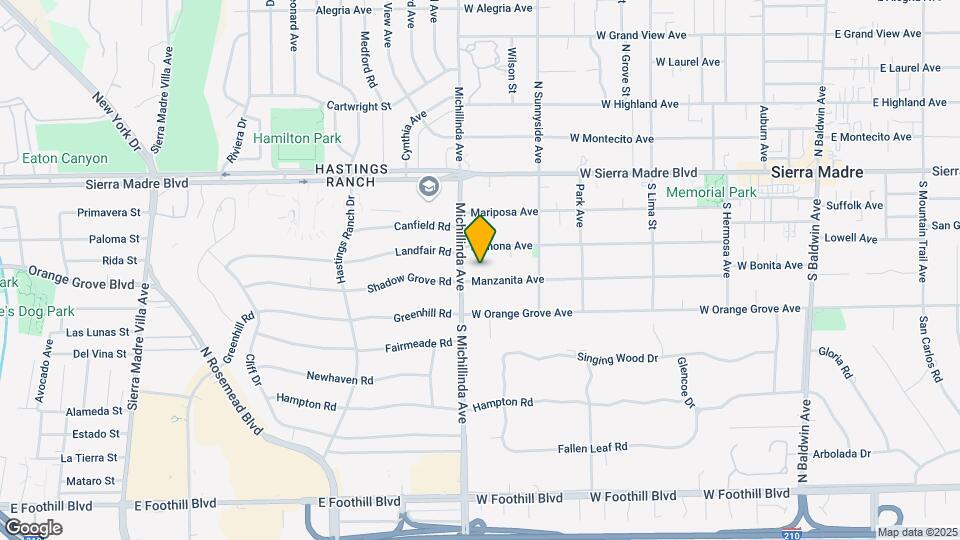 703 Manzanita Ave Map and Location Details