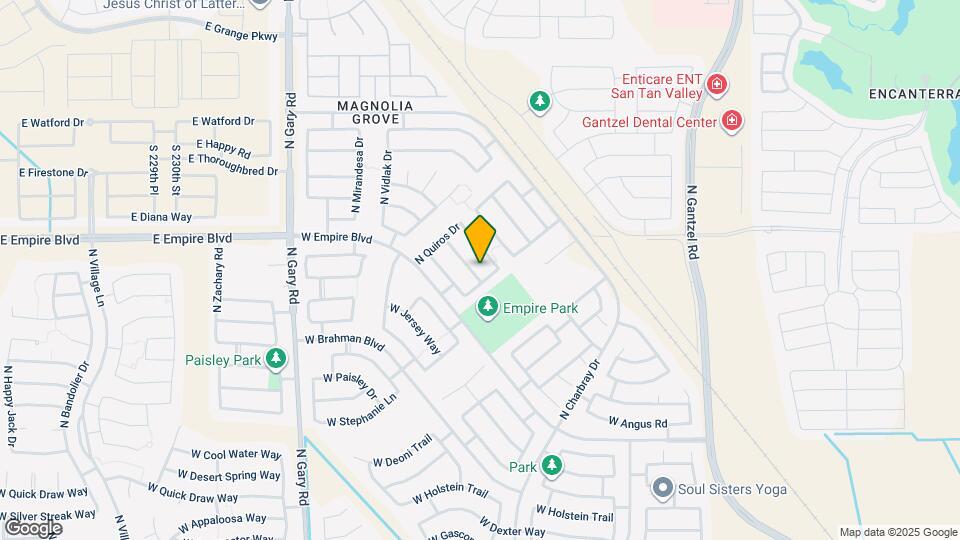 814 W Santa Gertrudis Trail Map and Location Details