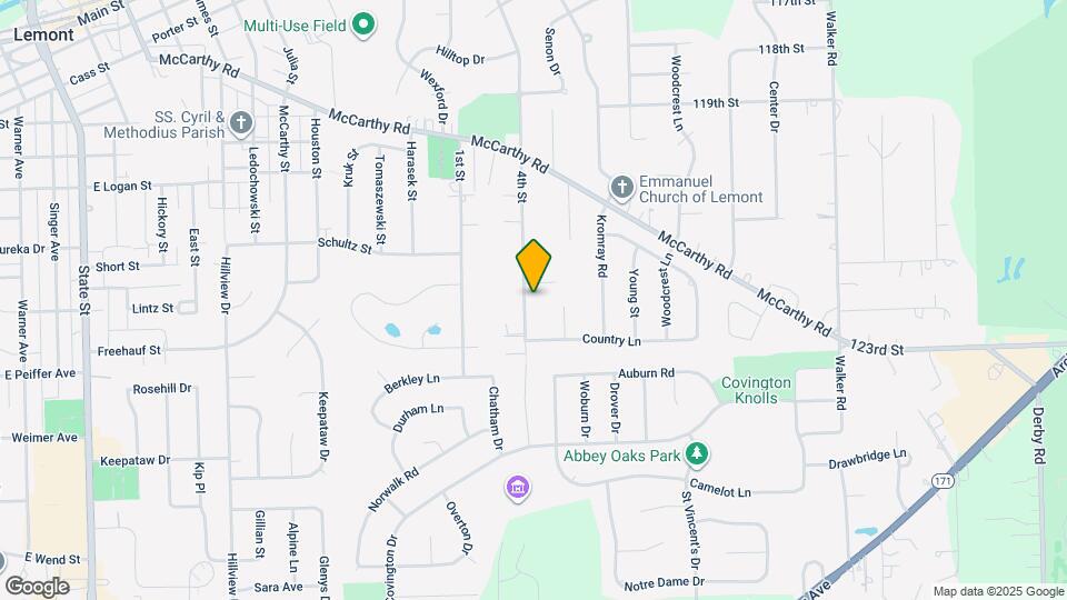 641 4th St Map and Location Details