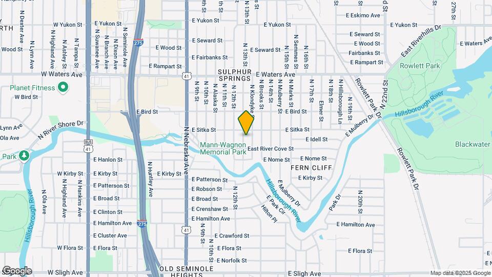 8013 N 13th St Map and Location Details