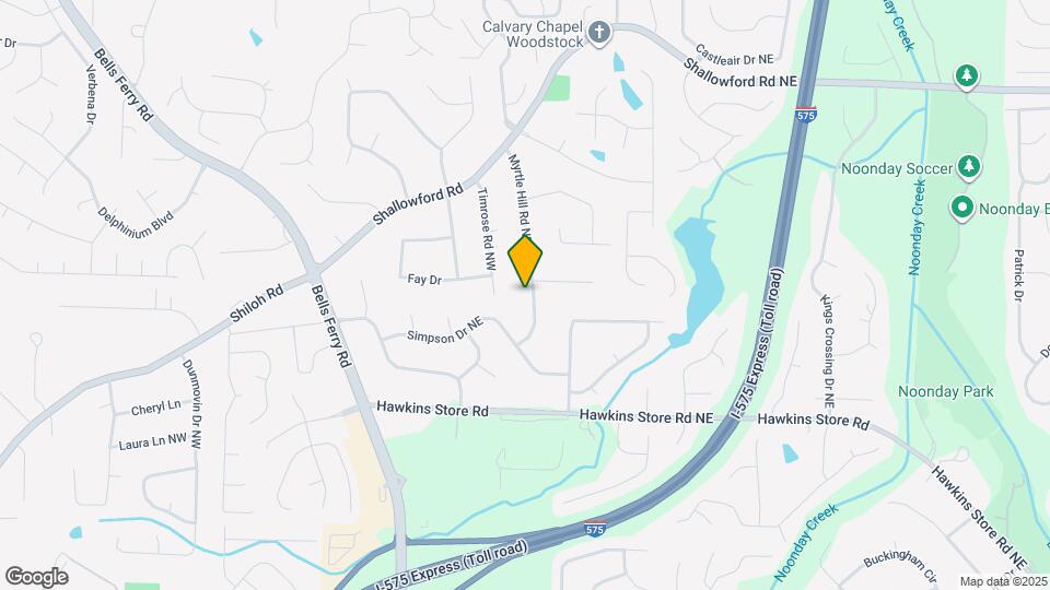 4505 Myrtle Hill Rd NE Map and Location Details