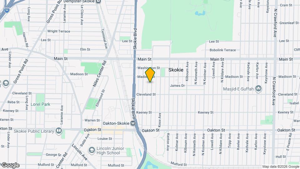 8206 Kilpatrick Ave, Unit G1 Map and Location Details