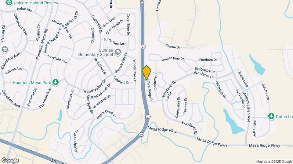 7278 Coral Ridge Dr Map and Location Details