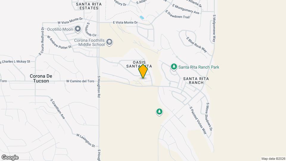 301 E Desert Haven Pl Map and Location Details