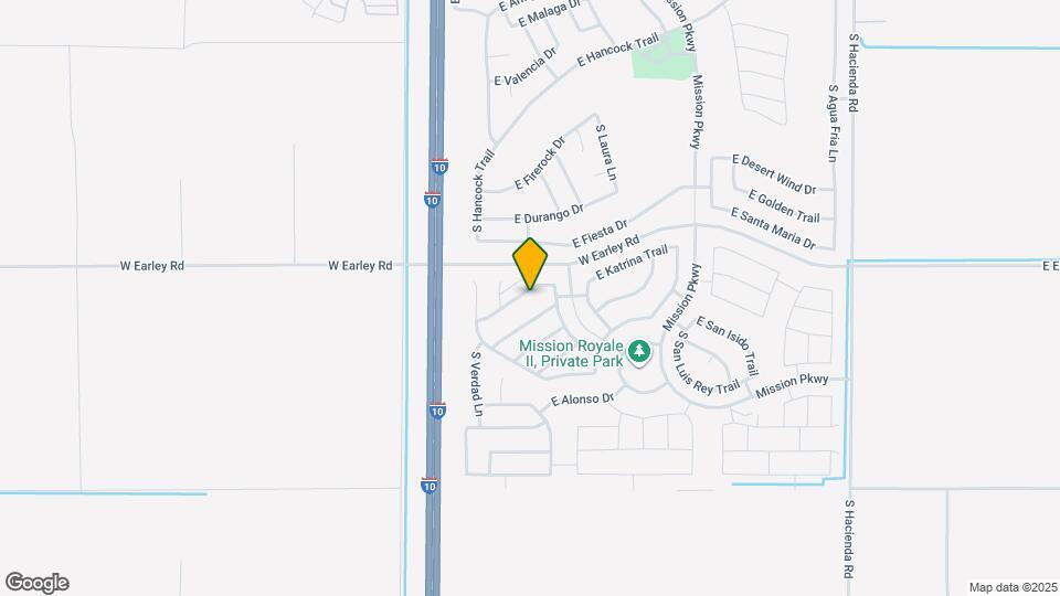 2413 E San Gabriel Trail Map and Location Details