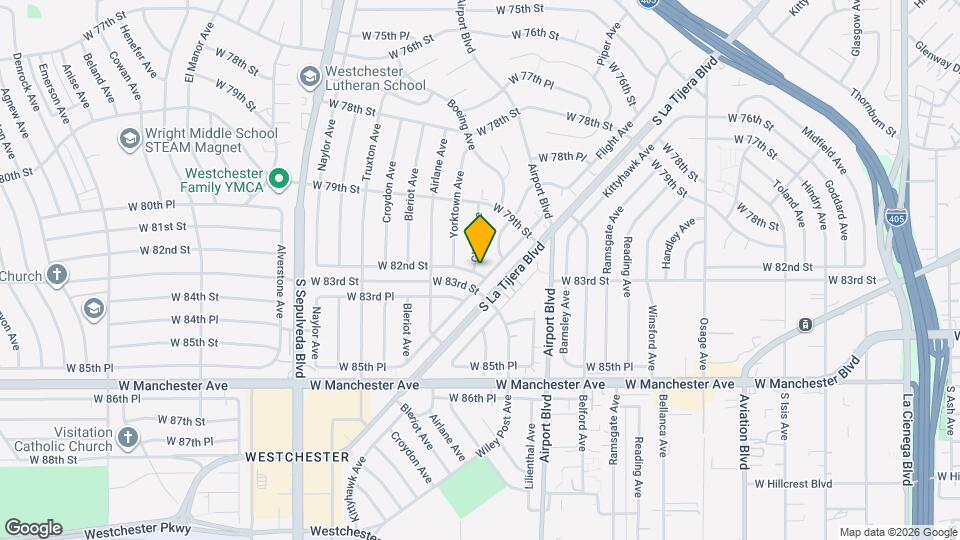 8120 Glider Ave Map and Location Details