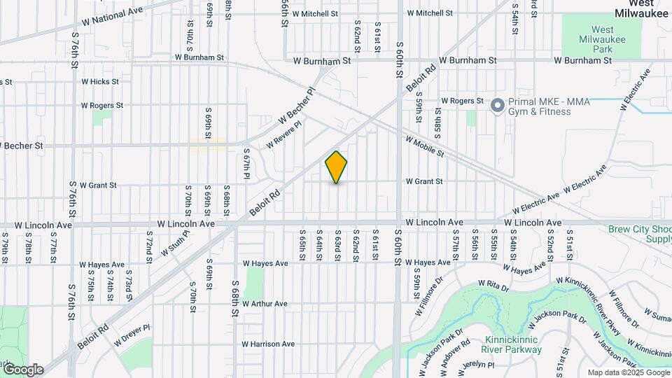 2213 S 63rd St Map and Location Details