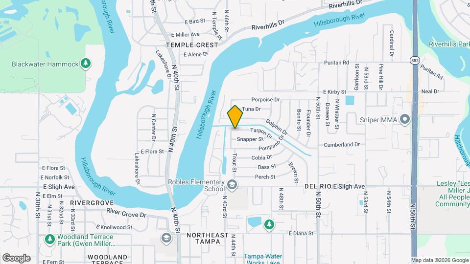 4419 Tarpon Dr Map and Location Details