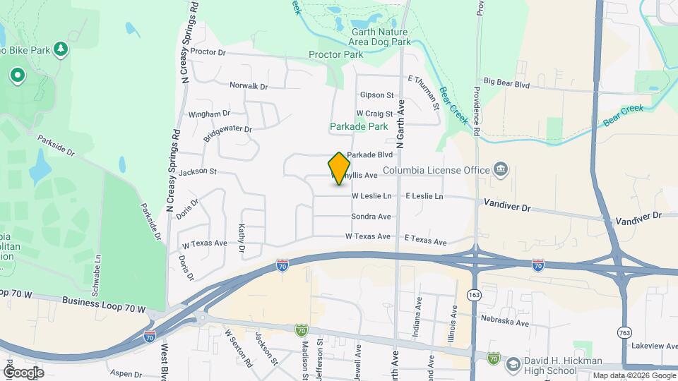 309 W Leslie Ln Map and Location Details