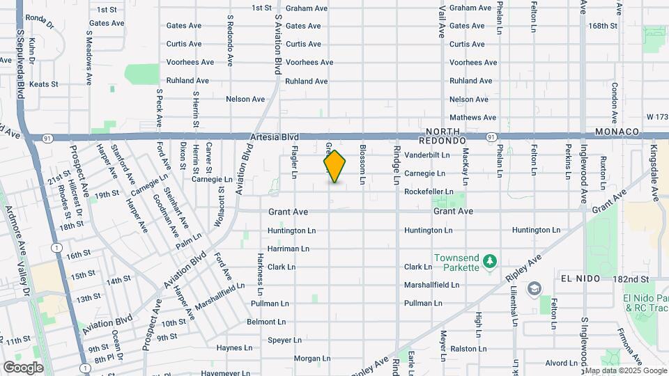 2003 Rockefeller Ln Mapa y Detalles de la Ubicación