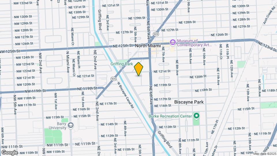 12020 NE 5th Ave Map and Location Details