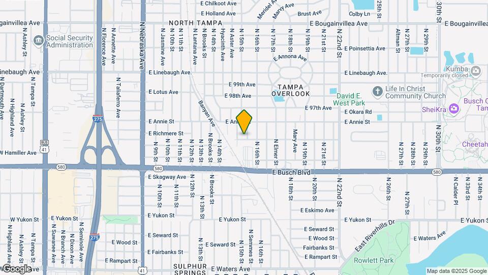 9402 N Semmes St Map and Location Details