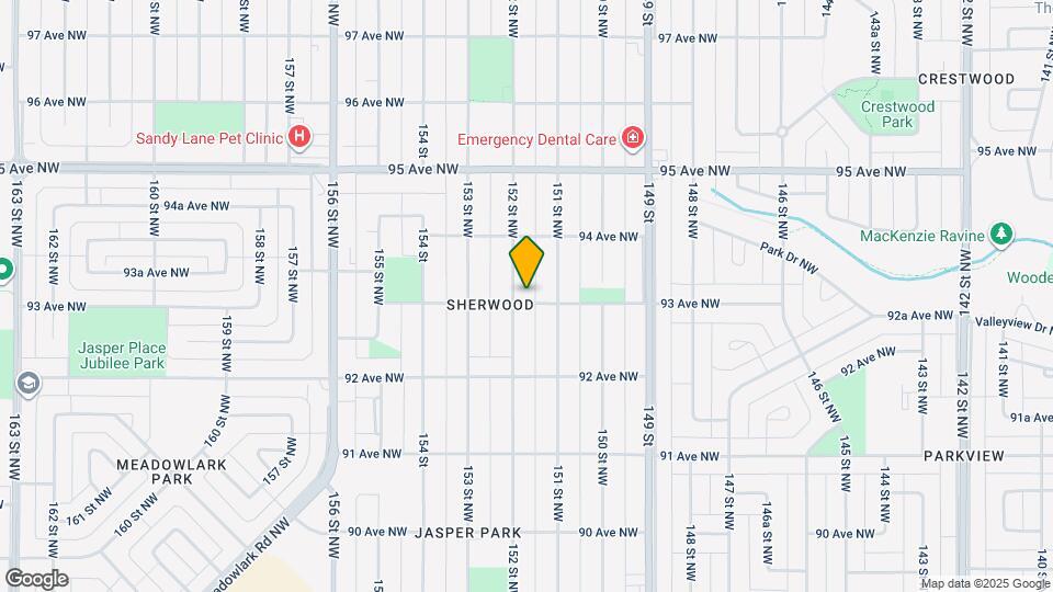 15120 93 Ave NW Map and Location Details