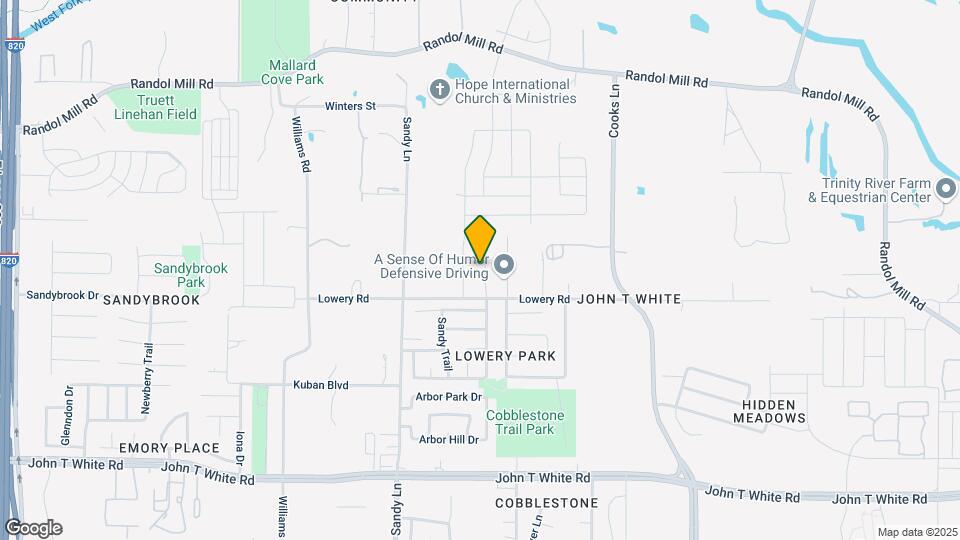 536 Cross Ridge Cir Map and Location Details