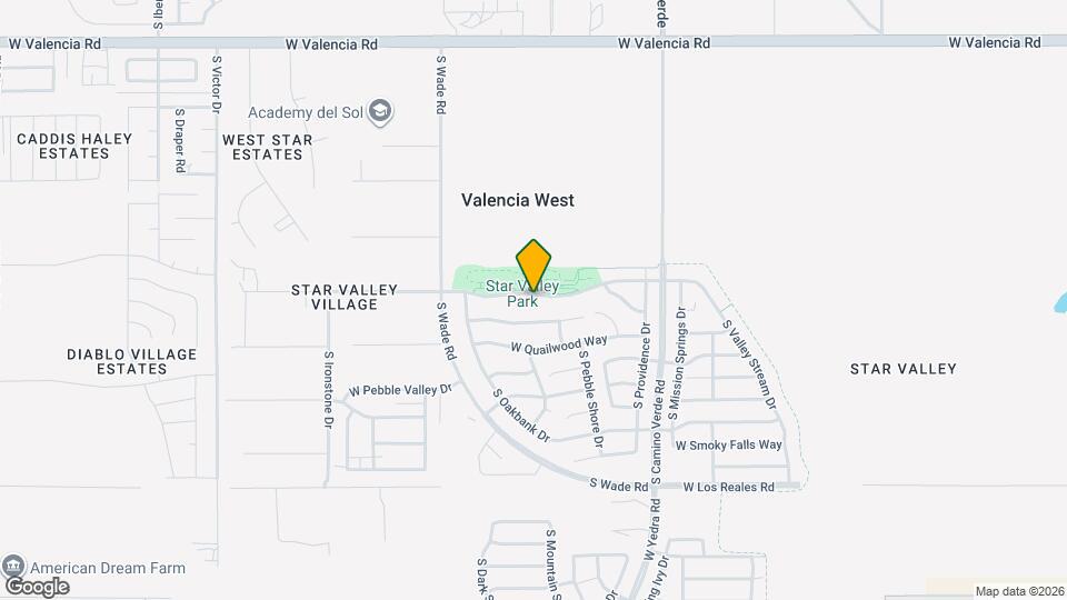6839 W Brightwater Way Map and Location Details