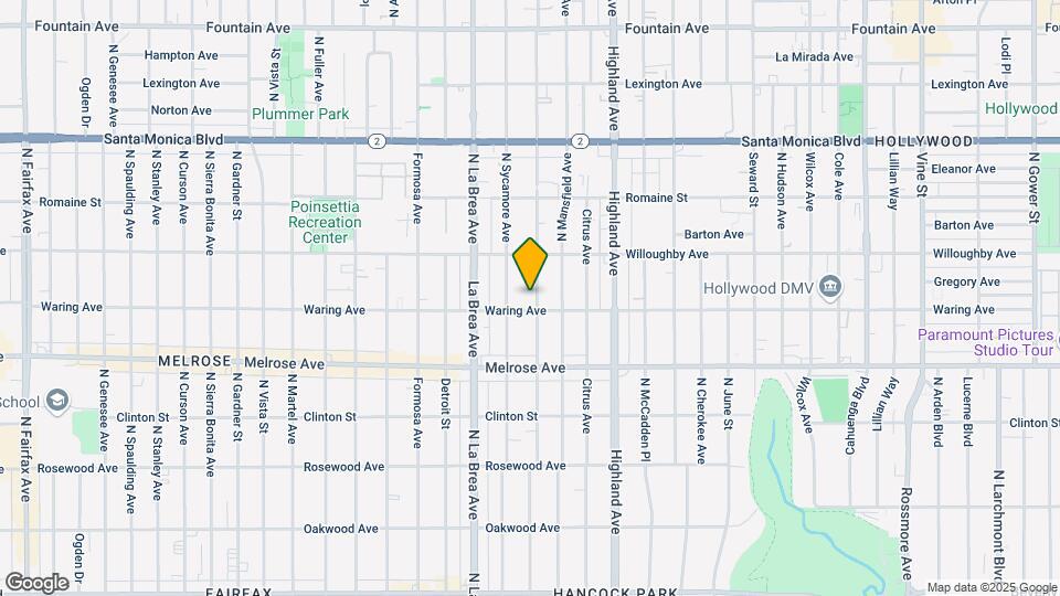 813 N Orange Dr Map and Location Details