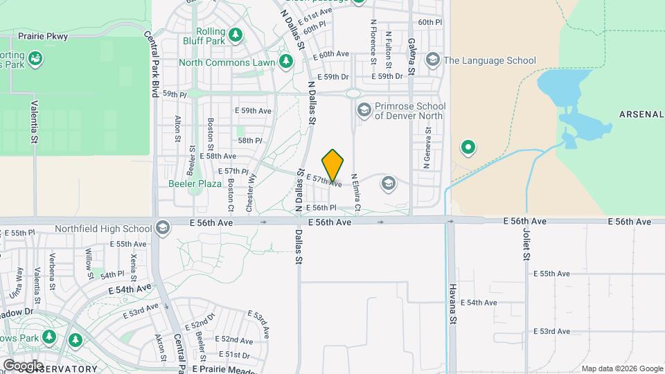 5692 N Emporia St Map and Location Details