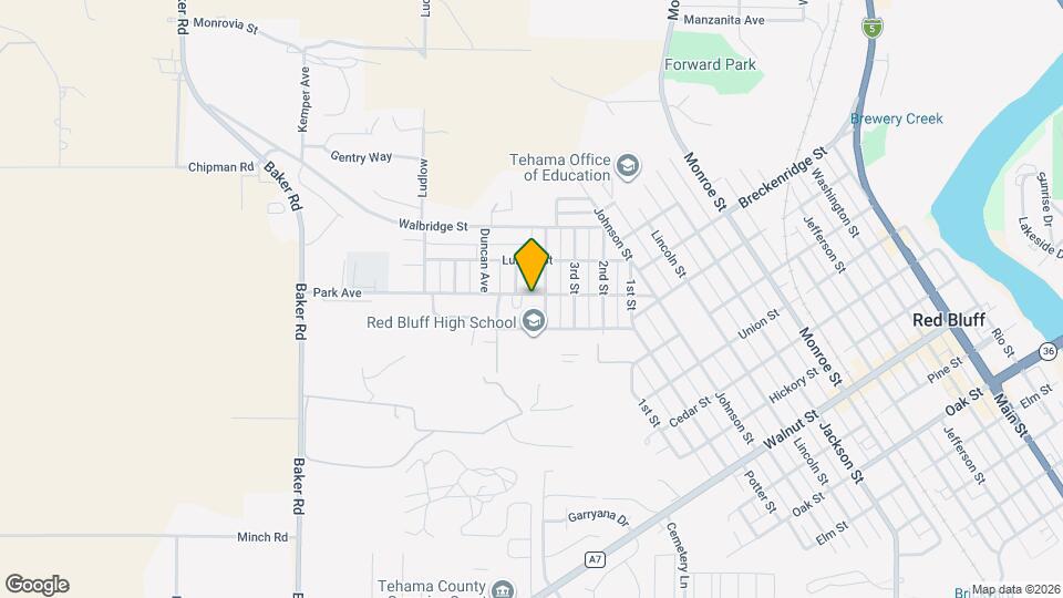 1535 Park Ave Map and Location Details