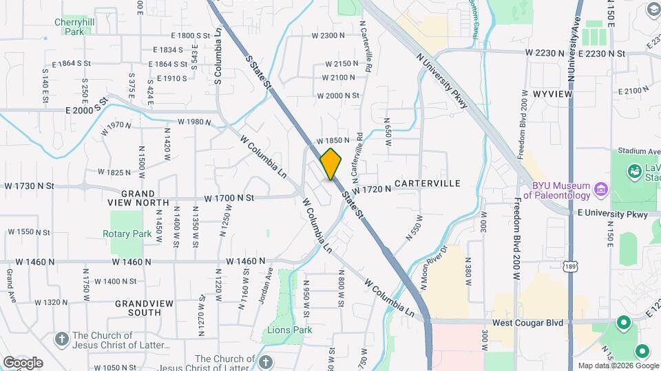 1660 Willowbrook Dr Map and Location Details