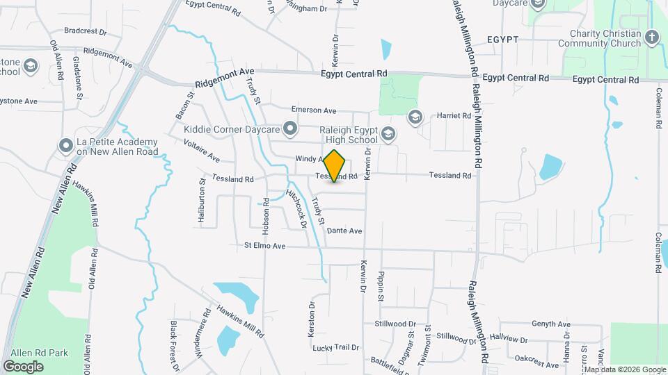 3870 Wordsworth Ave Map and Location Details