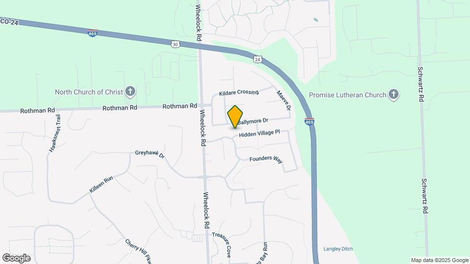 9509 Hidden Village Pl Map and Location Details