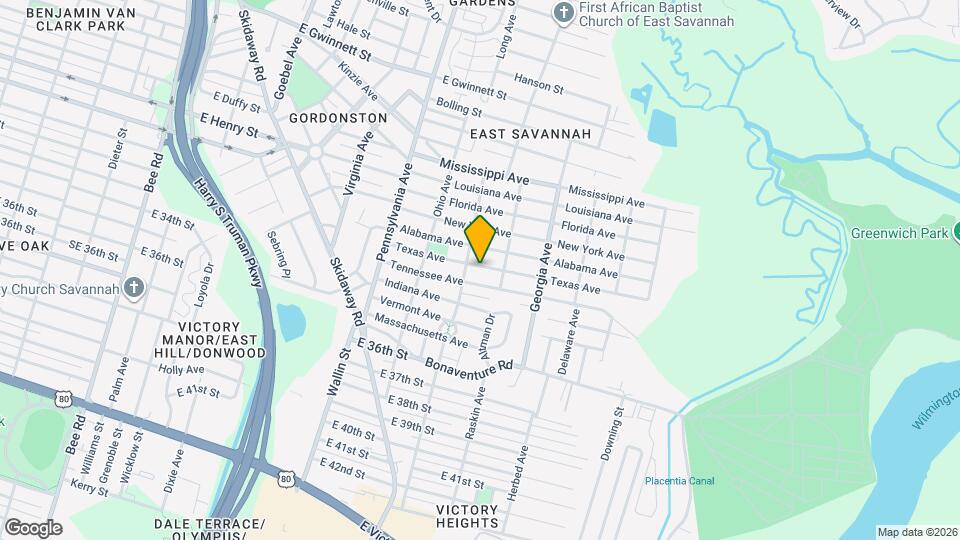 2149 Texas Ave Map and Location Details