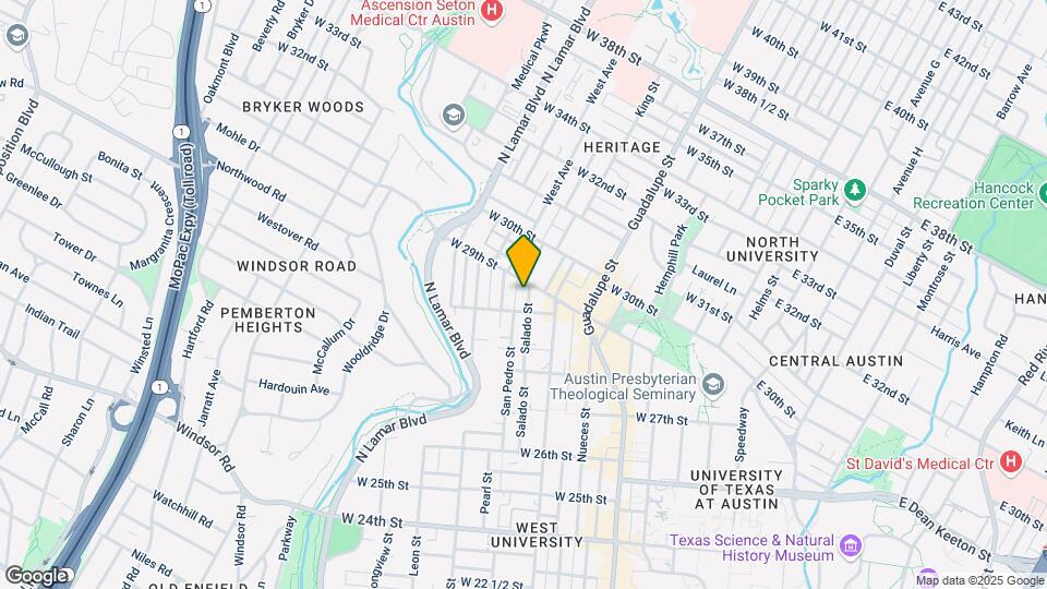 2834 Salado St Mapa y Detalles de la Ubicación