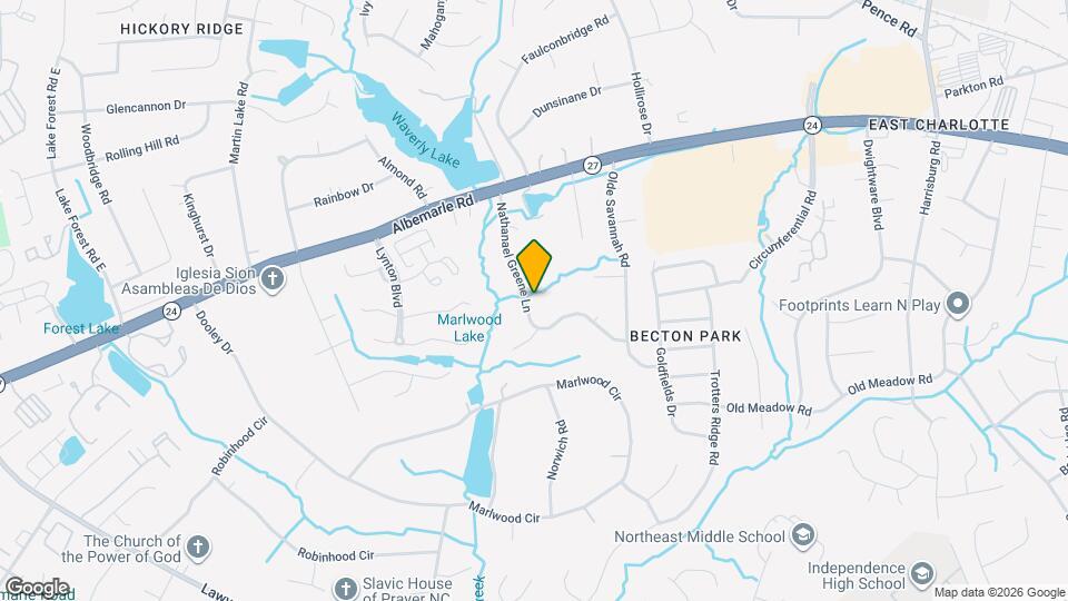 8301 Nathanael Greene Ln Map and Location Details