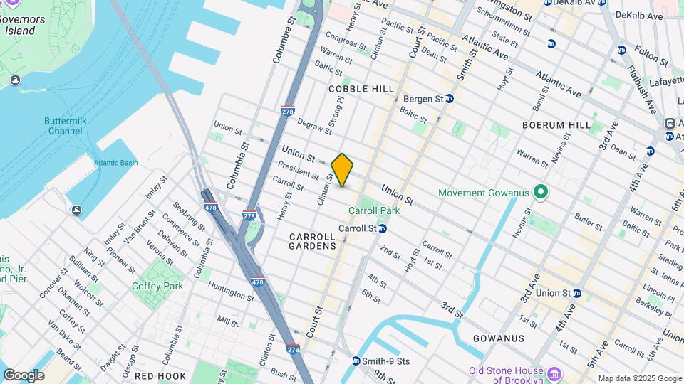 244 President St Mapa y Detalles de la Ubicación