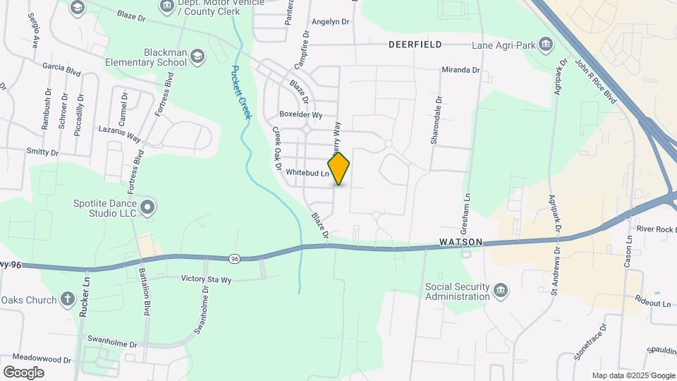 322 Elderberry Way Mapa y Detalles de la Ubicación